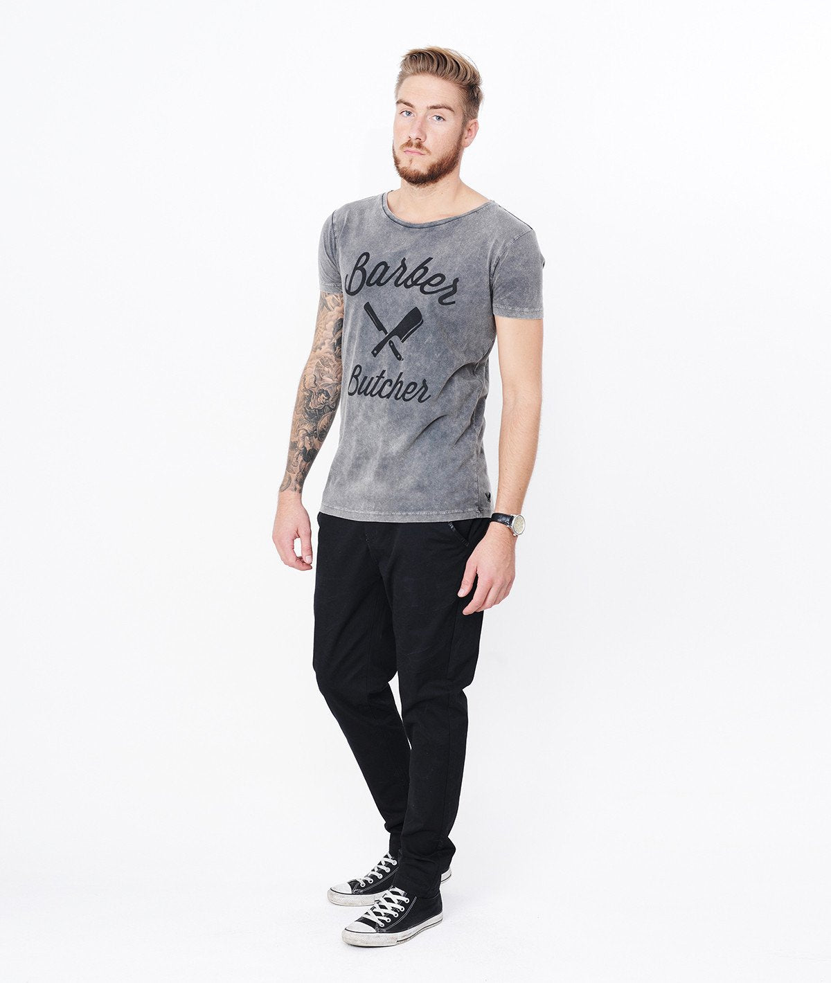 BB BLADES GRAND NECK t-shirt by Distorted People