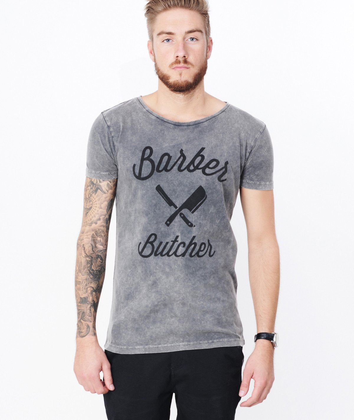 BB BLADES GRAND NECK t-shirt by Distorted People