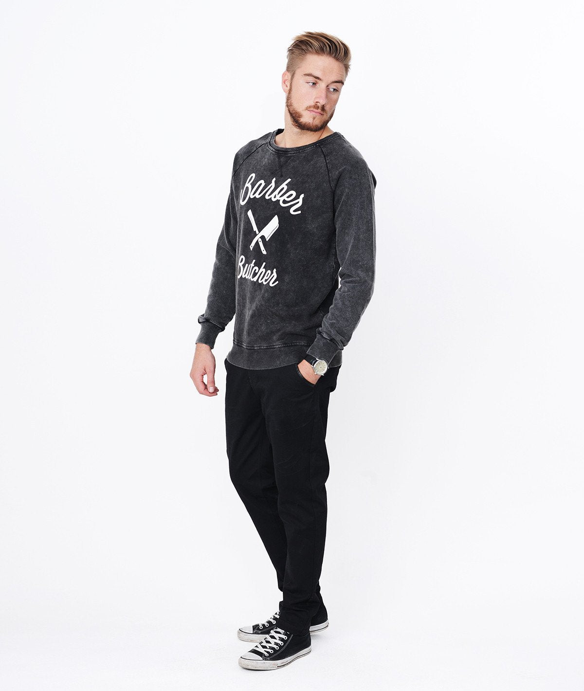 BB BLADES GRAND NECK sweatshirt by Distorted People