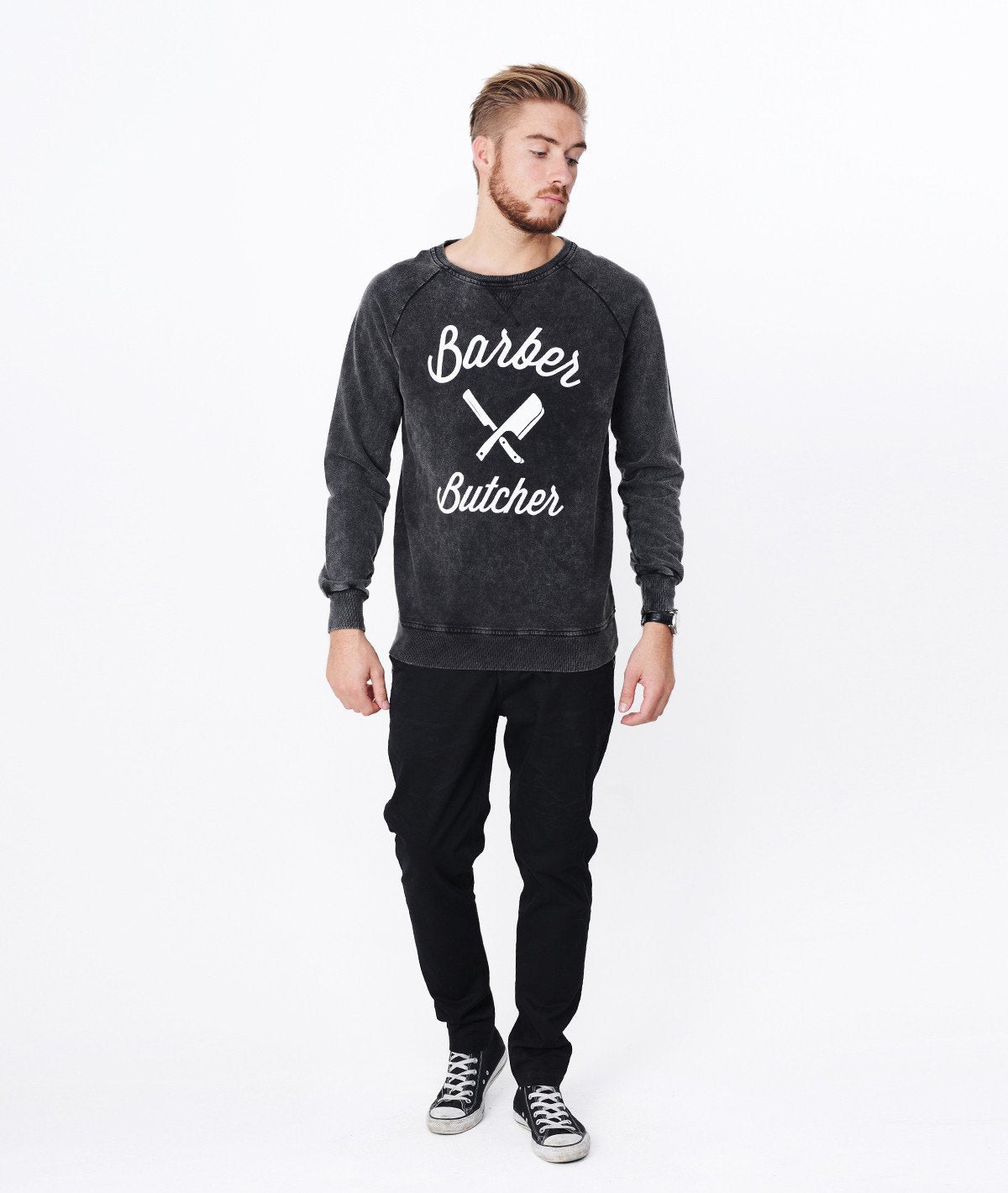 BB BLADES GRAND NECK sweatshirt by Distorted People