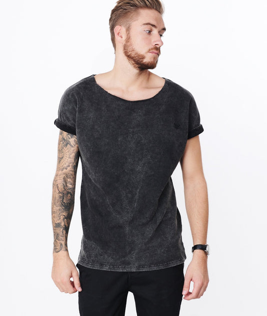 CUTTED NECK sweat-t-shirt by Distorted People