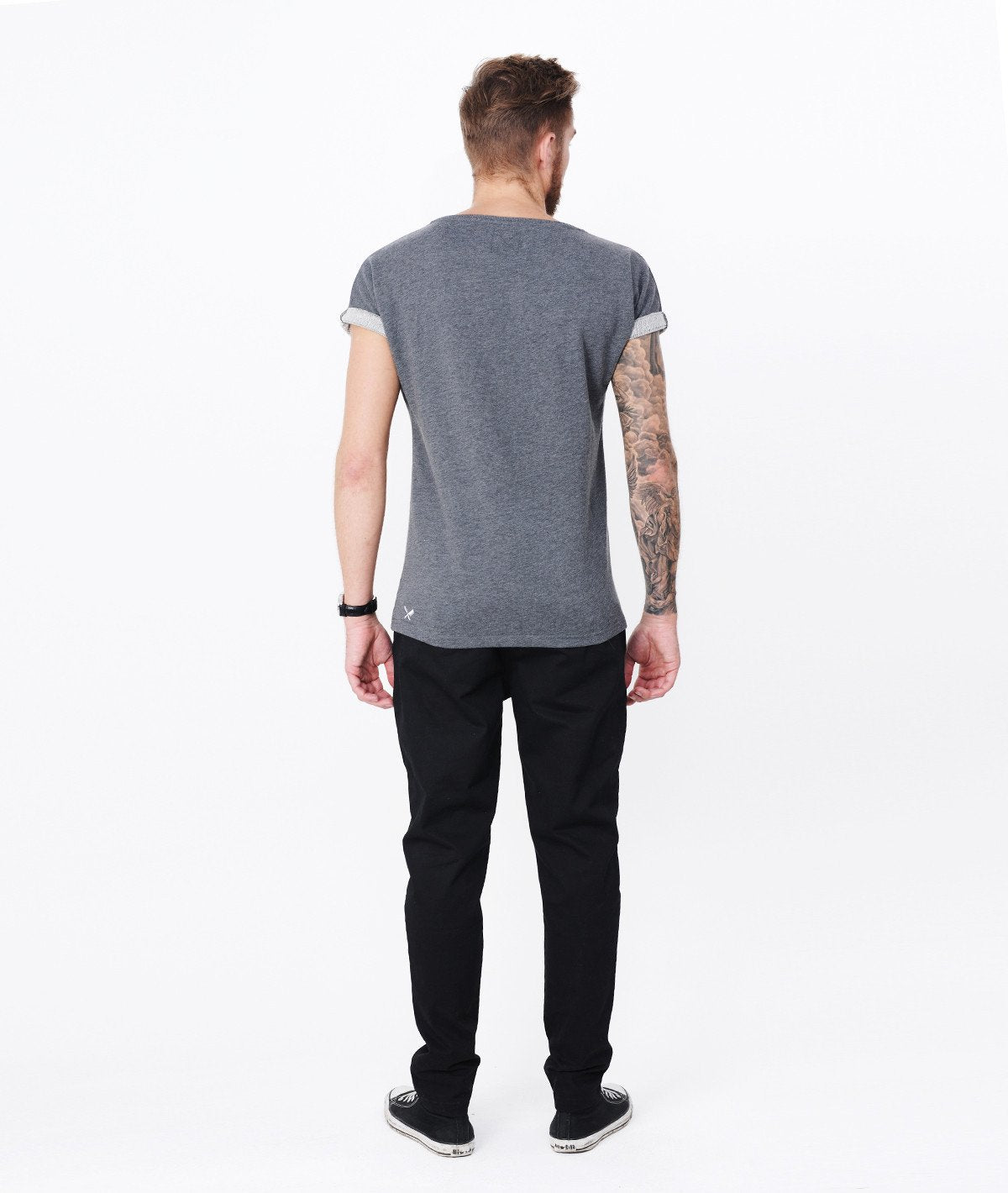 BARBER & BUTCHER grand neck Sweat-T-Shirt by Distorted People