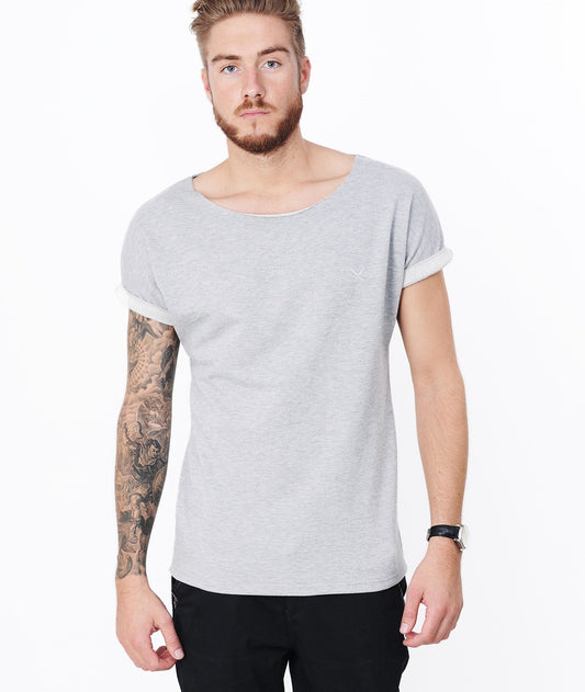 CUTTED NECK sweat-t-shirt by Distorted People