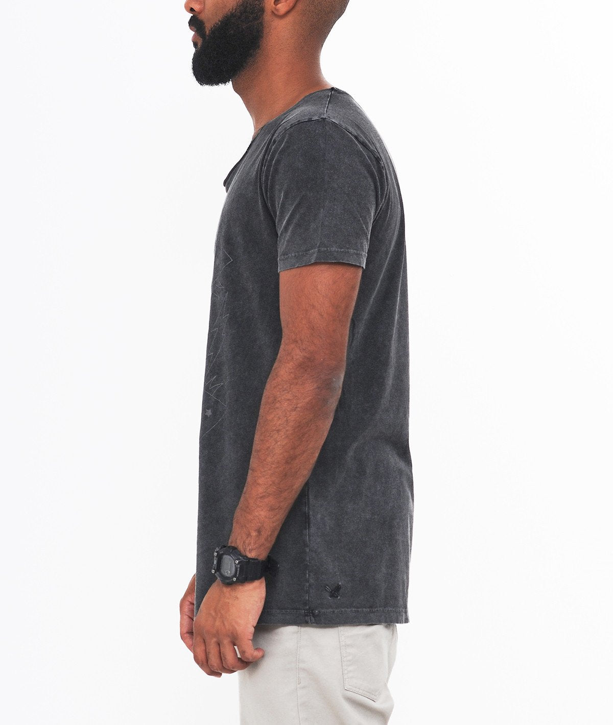 STATEMENT OF FAITH cutted grand neck t-shirt by Distorted People