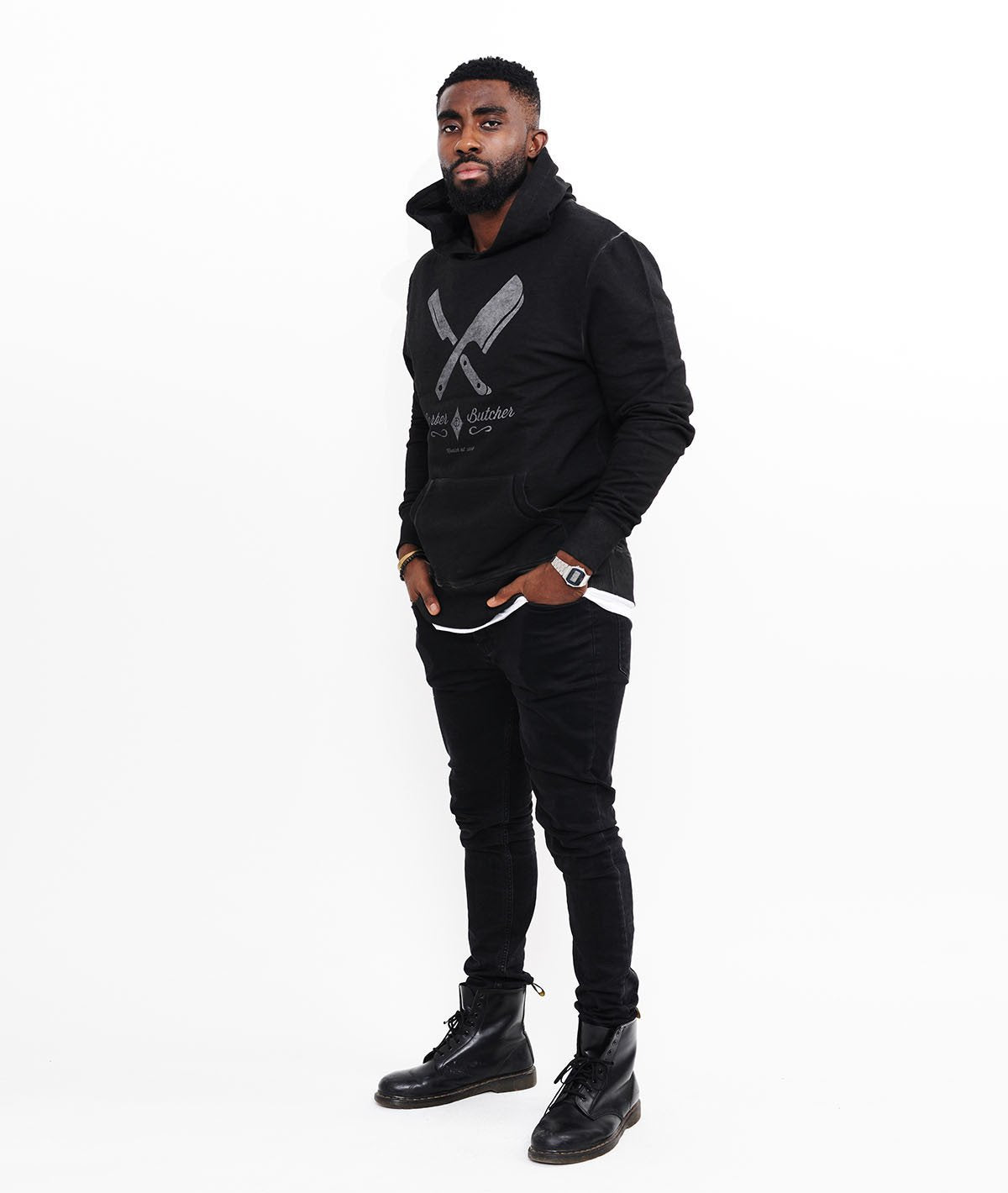 BARBER & BUTCHER hoodie by Distorted People