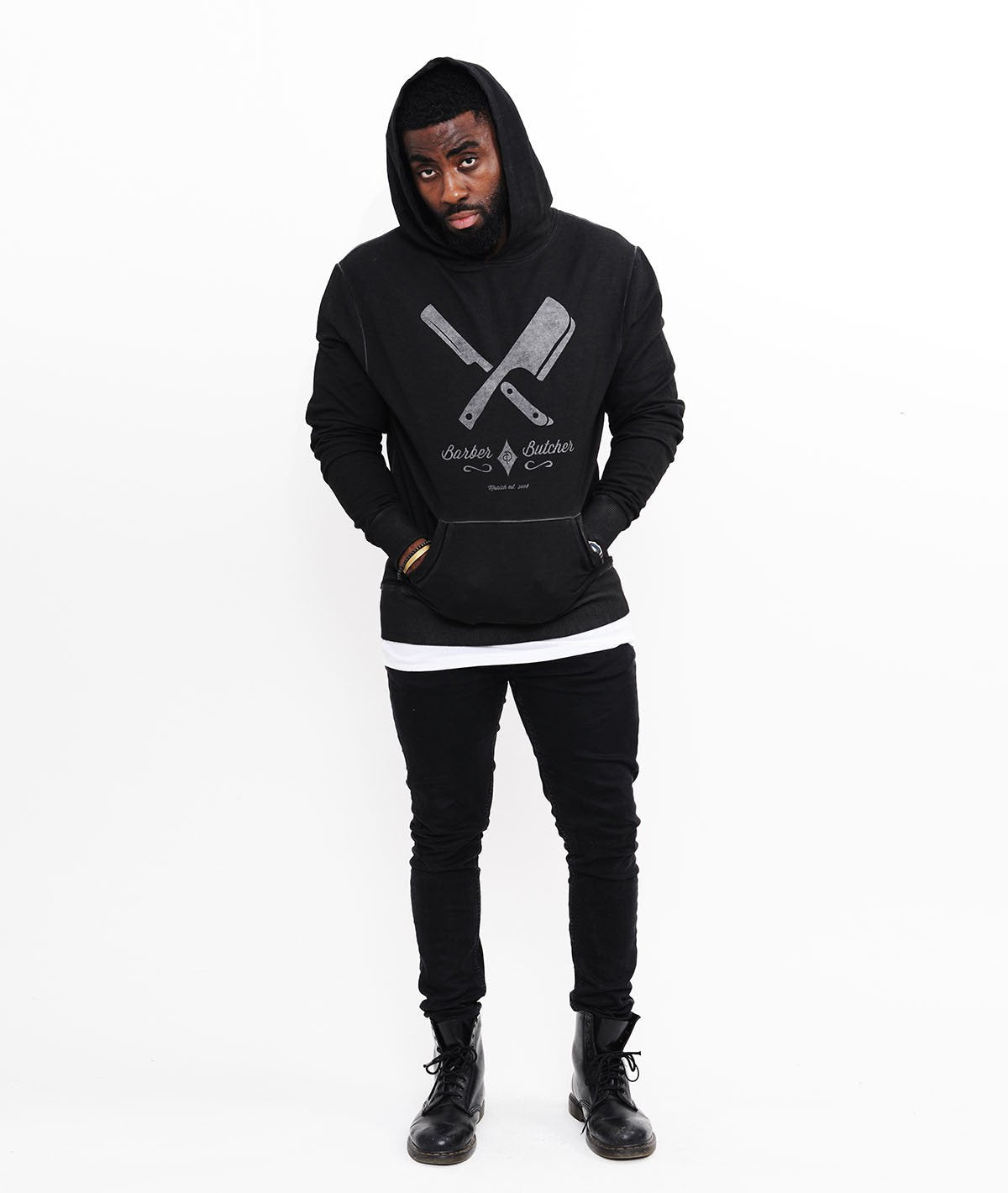 BARBER & BUTCHER hoodie by Distorted People