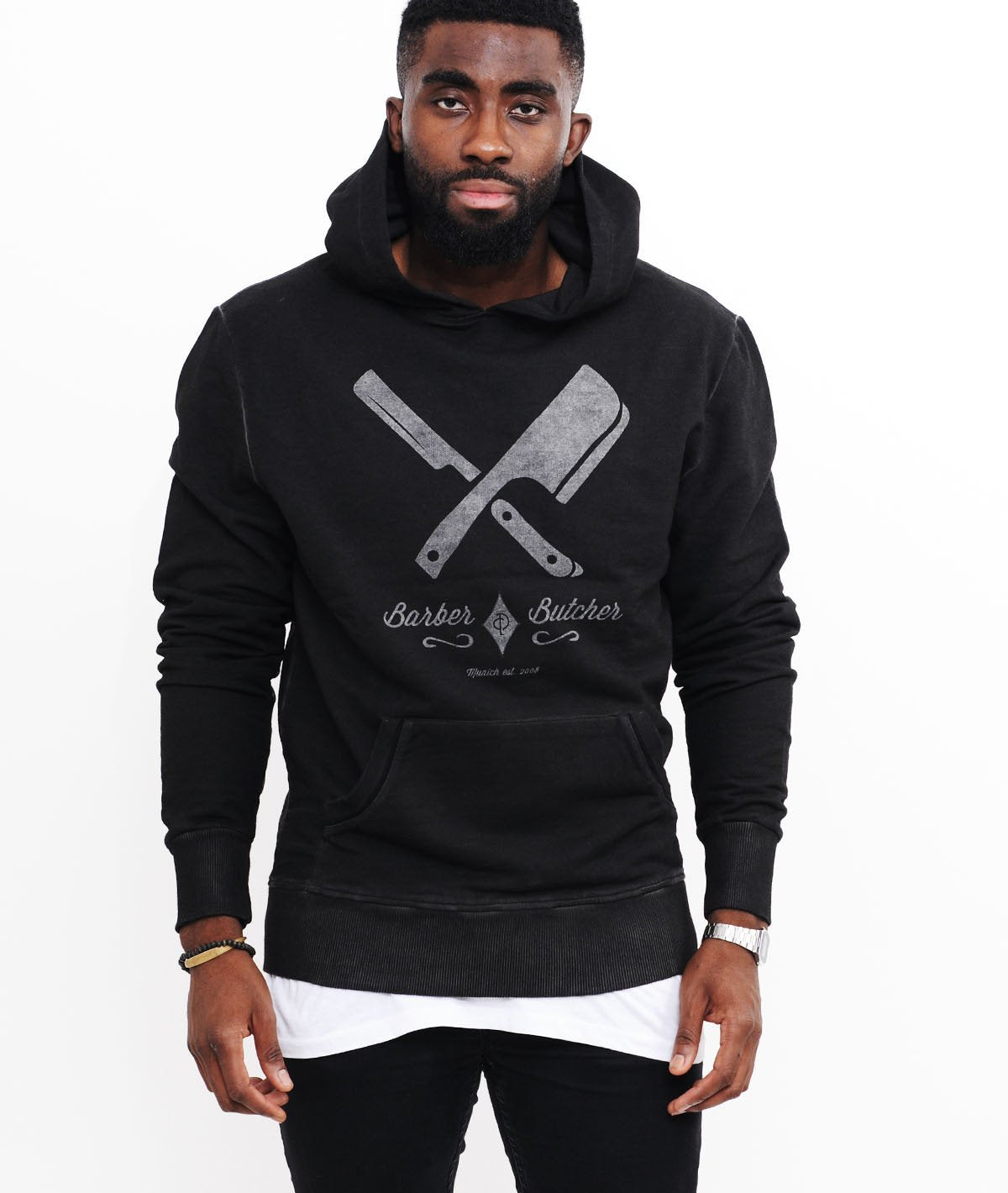 BARBER & BUTCHER hoodie by Distorted People