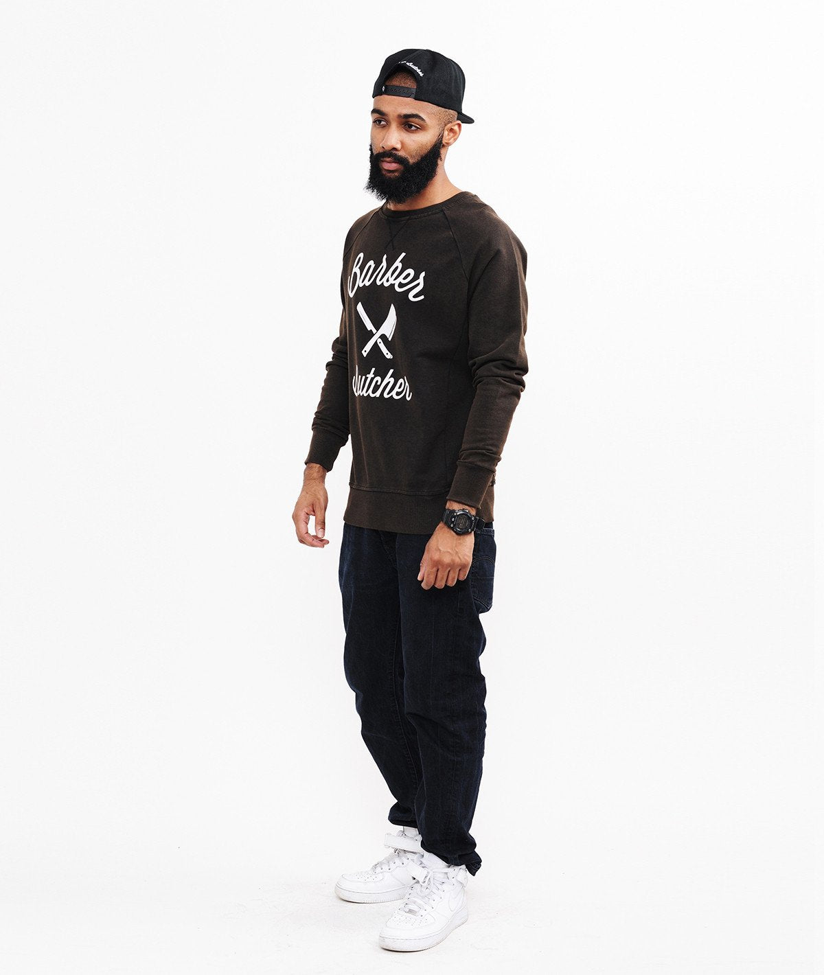 BB BLADES grand neck Sweatshirt by Distorted People