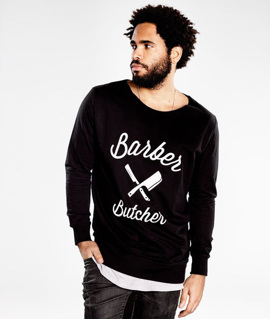 BB BLADES CUTTED NECK sweatshirt by Distorted People