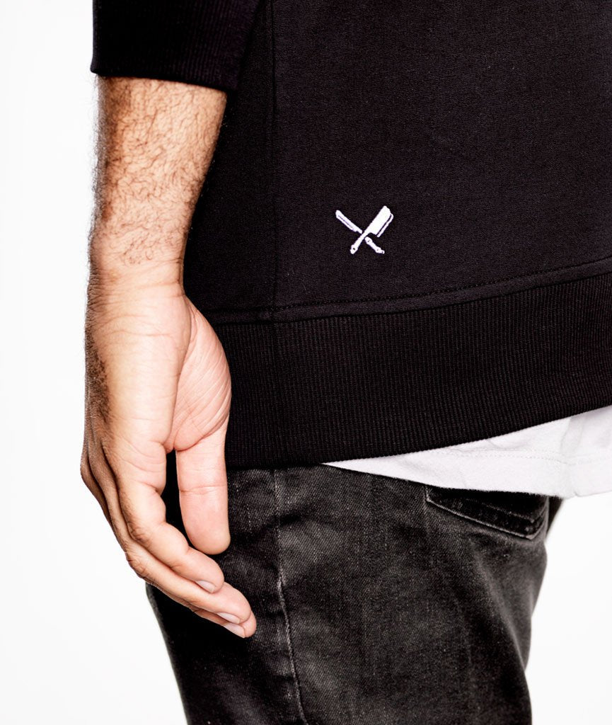 BB BLADES CUTTED NECK sweatshirt by Distorted People