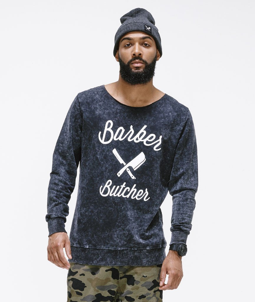 BB BLADES CUTTED NECK sweatshirt by Distorted People