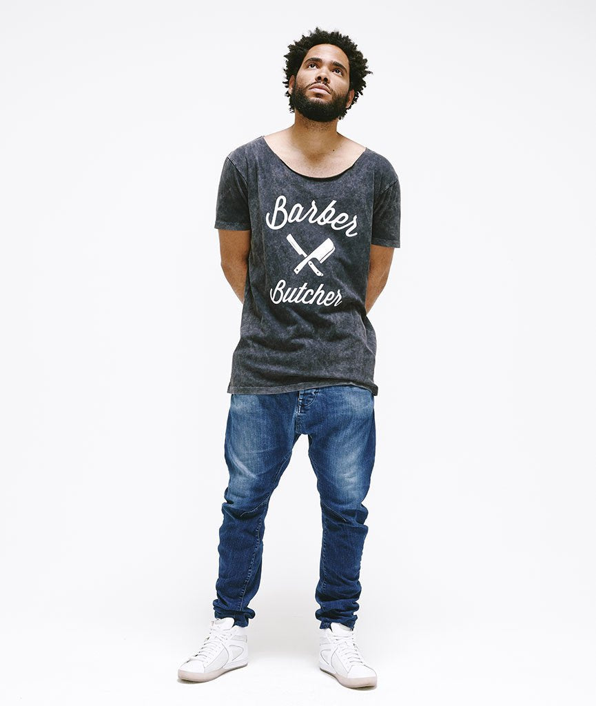 BB BLADES CUTTED NECK t-shirt by Distorted People