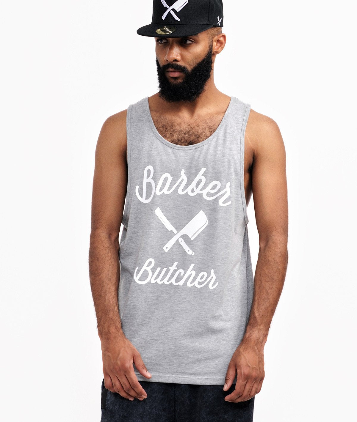BB BLADES grand neck Tank Top by Distorted People