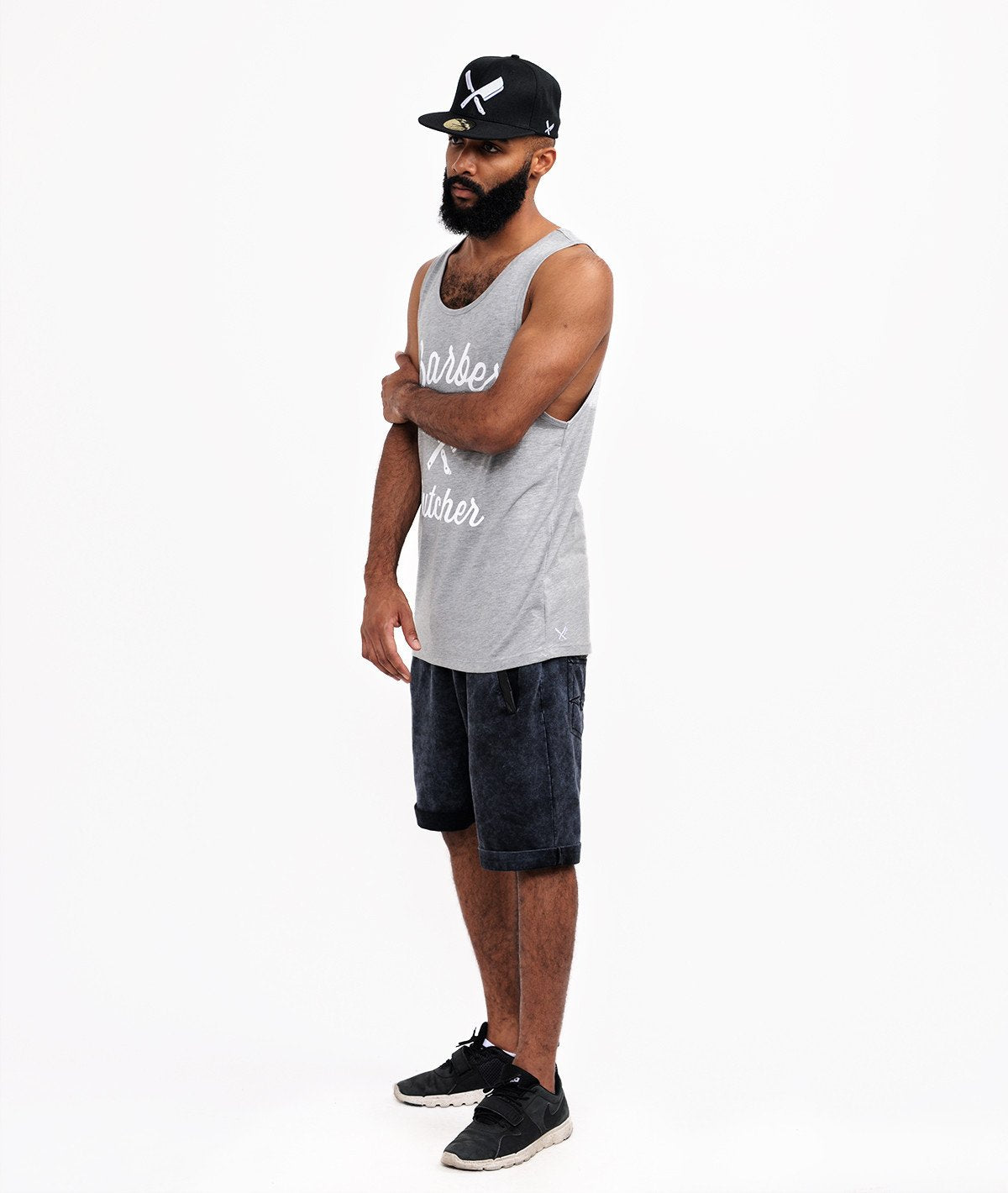 BB BLADES grand neck Tank Top by Distorted People
