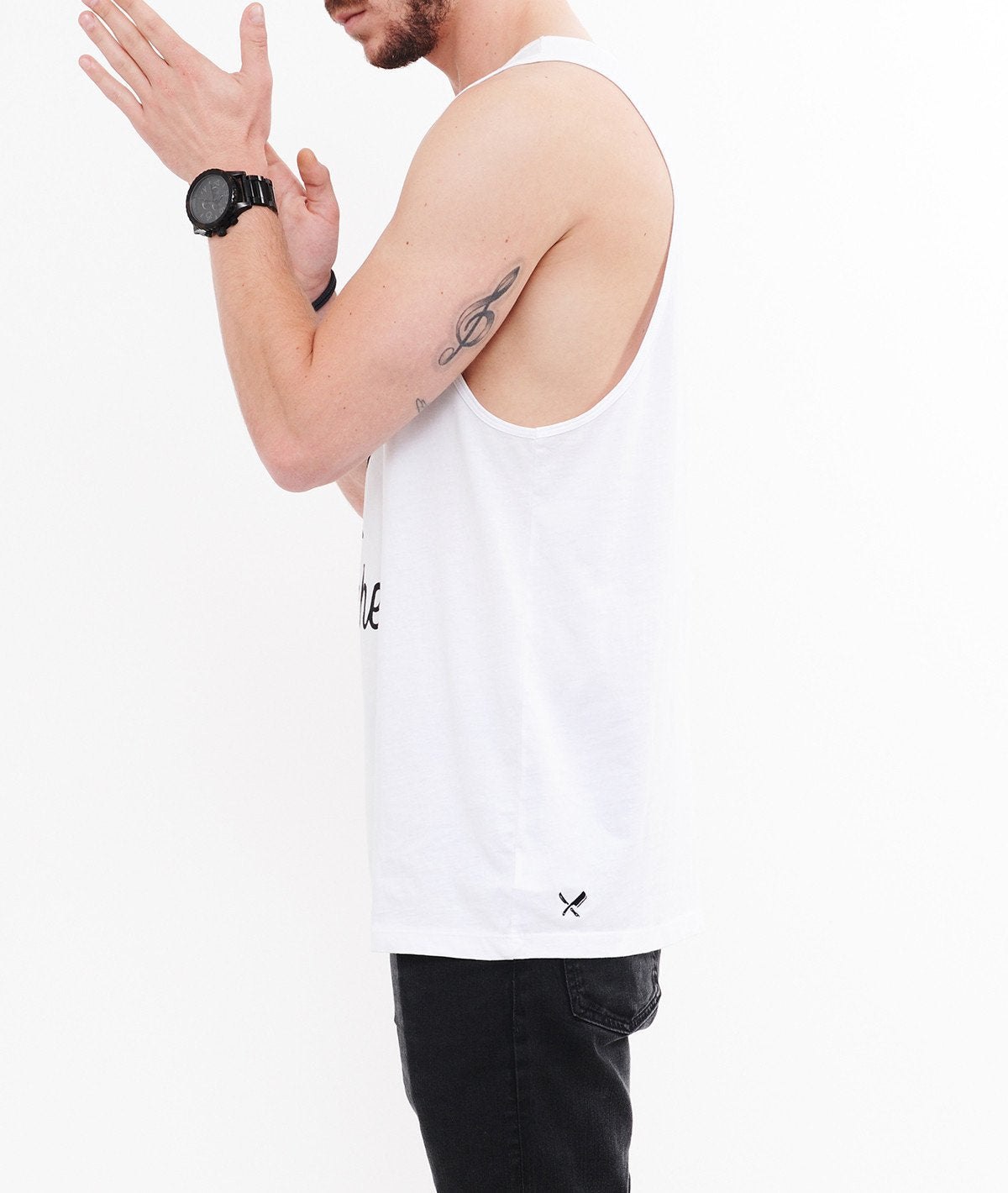 BB BLADES grand neck Tank Top by Distorted People