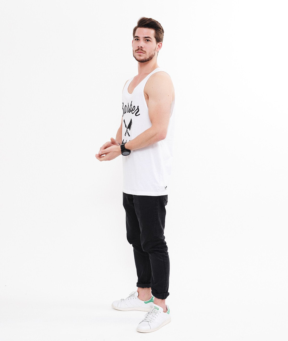 BB BLADES grand neck Tank Top by Distorted People