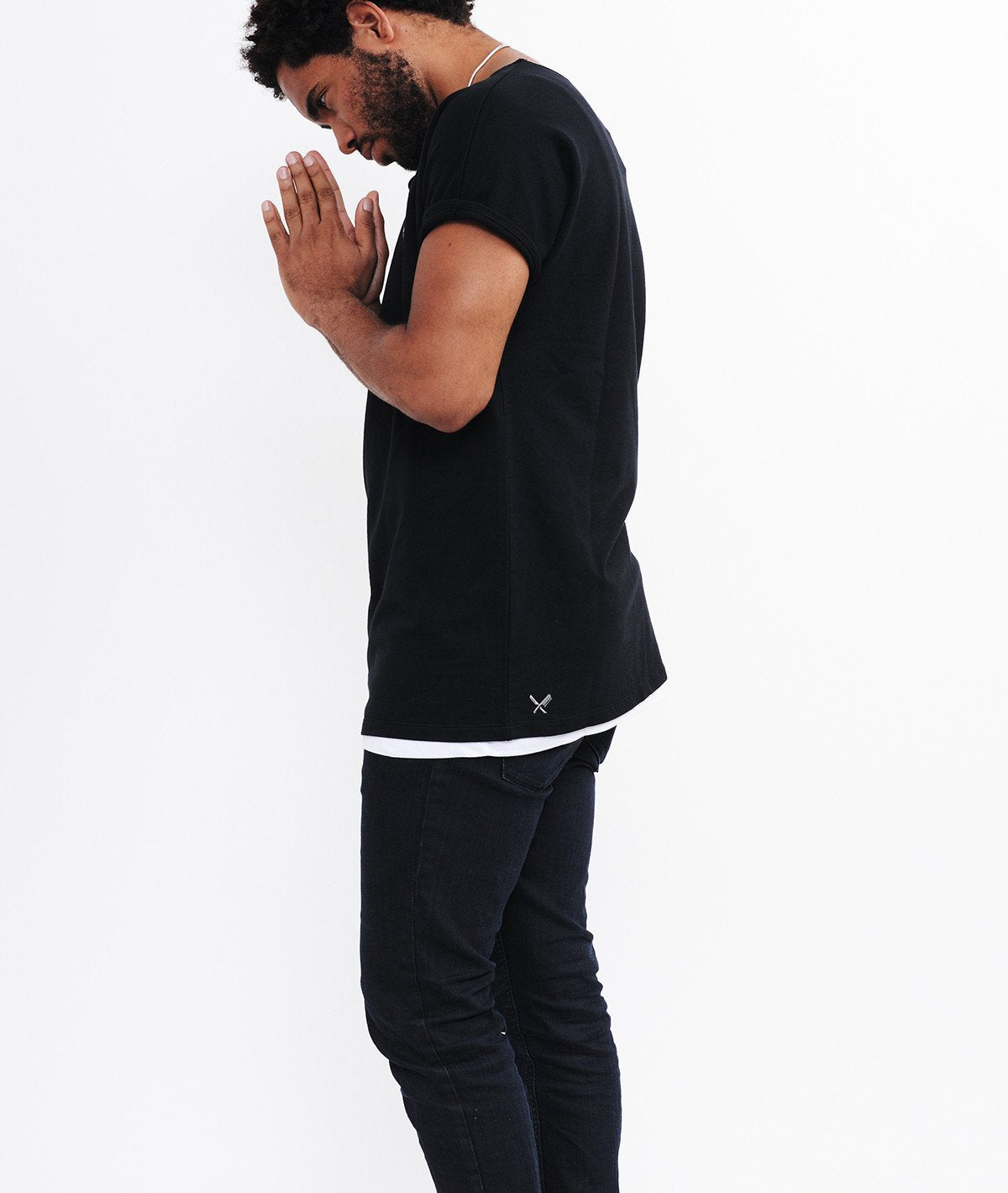 SCOTT cutted grand neck Sweat-T-Shirt by Distorted People