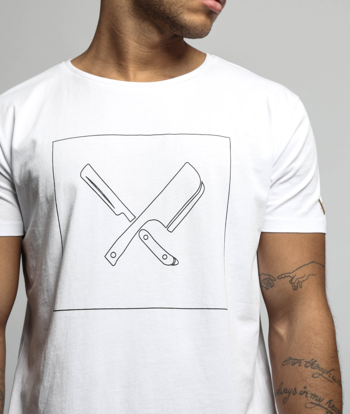 Decade Framed Blades grand crew neck t-shirt by Distorted People