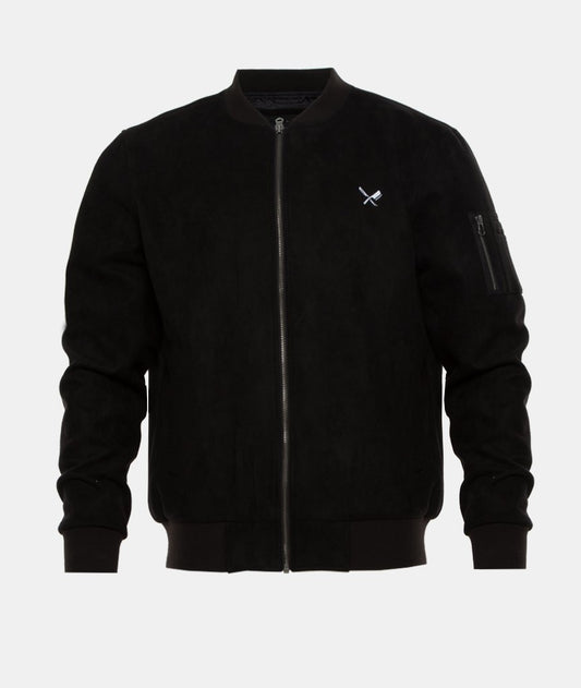 Classic Suede Bomber Jacket jacket by Distorted People