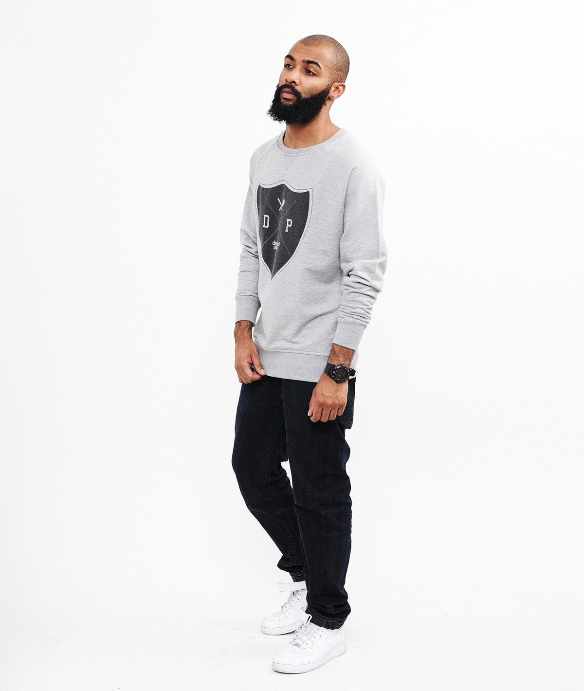 BUCKLER grand neck Sweatshirt by Distorted People