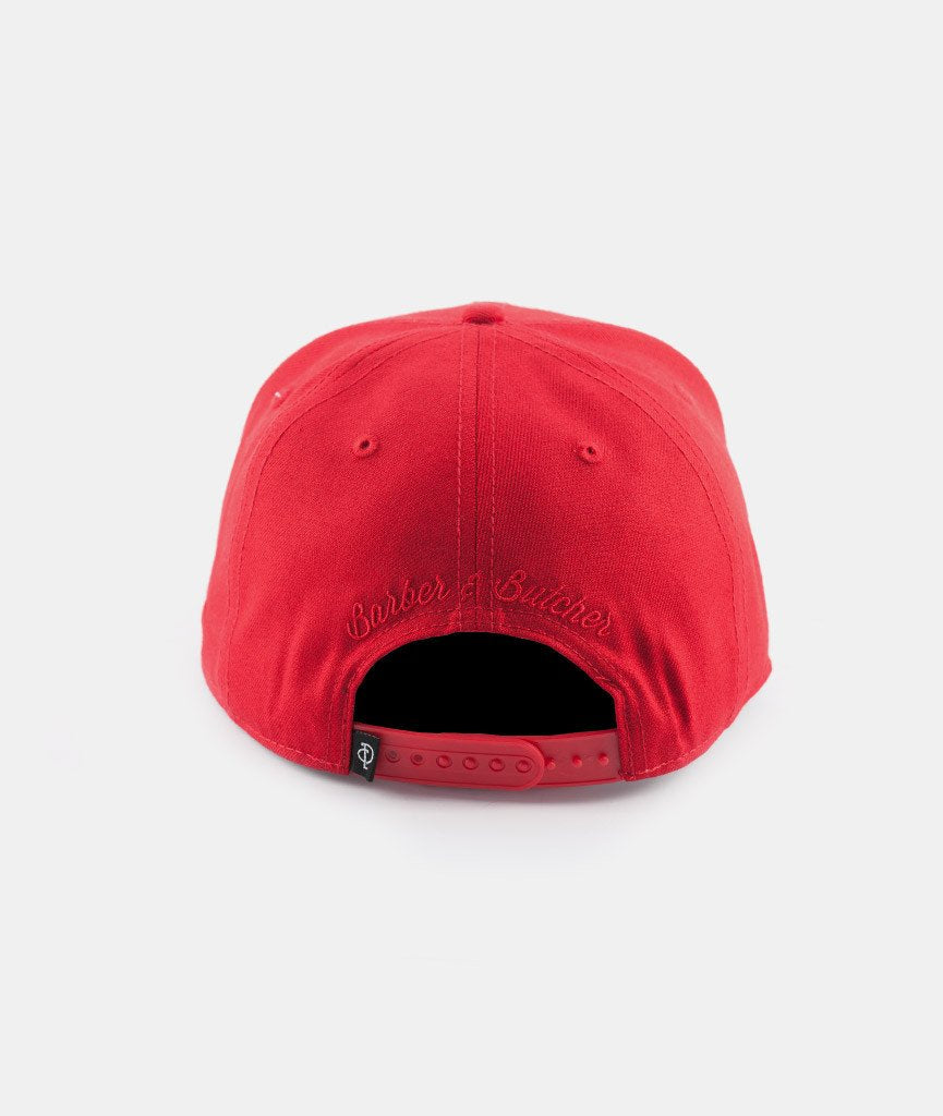 Barber & Butcher snapback cap by Distorted People