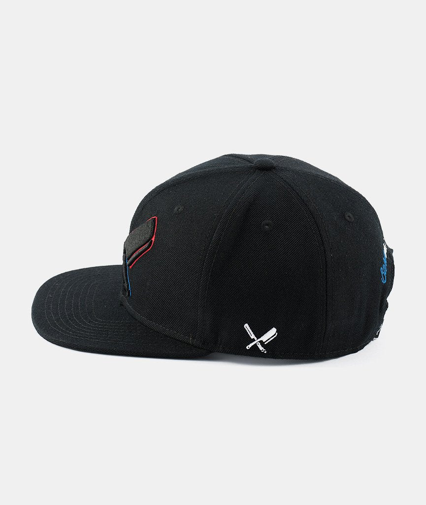 BARBER & BUTCHER snapback cap by Distorted People