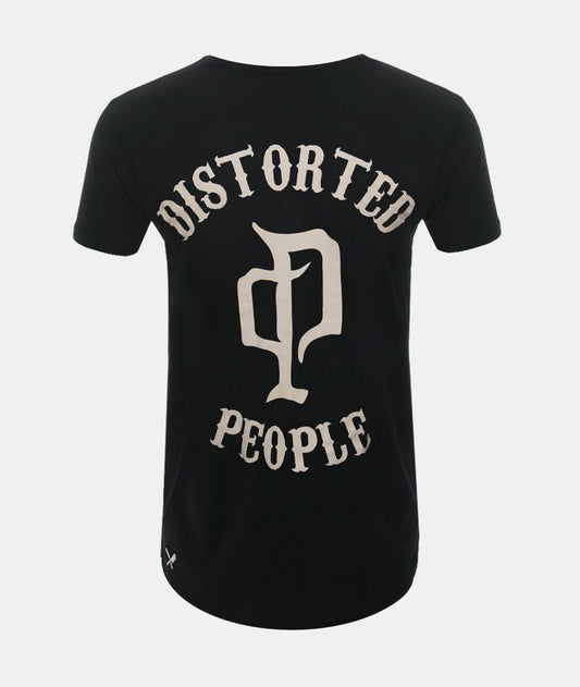 Cutted Neck Vintage Team long t-shirt by Distorted People