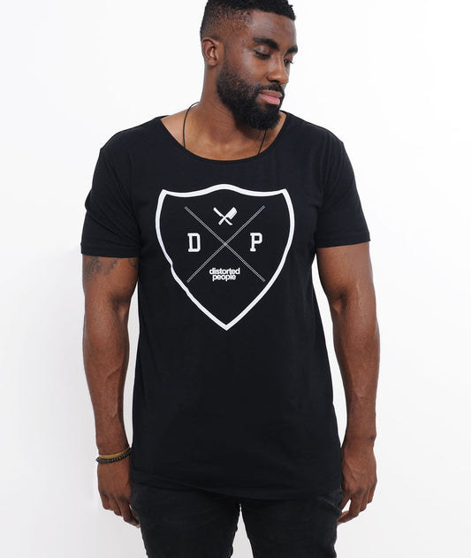 BUCKLER grand neck T-Shirt by Distorted People