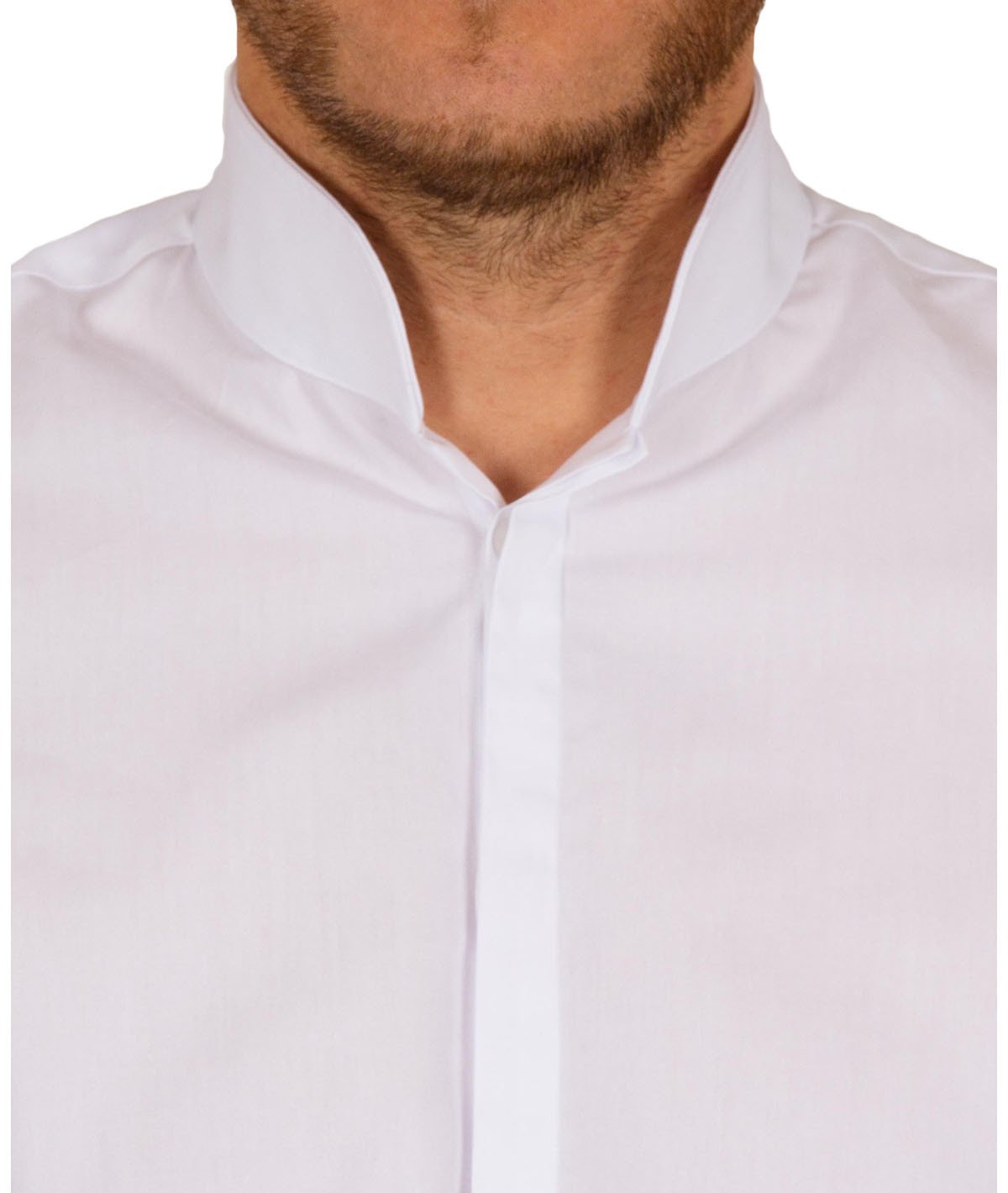 HARPER regular fit stand-up collar shirt by Distorted People