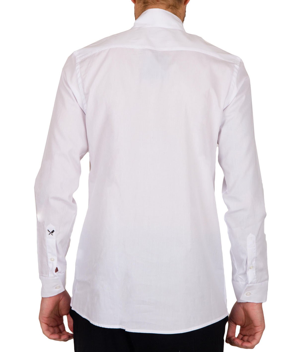 HARPER regular fit stand-up collar shirt by Distorted People