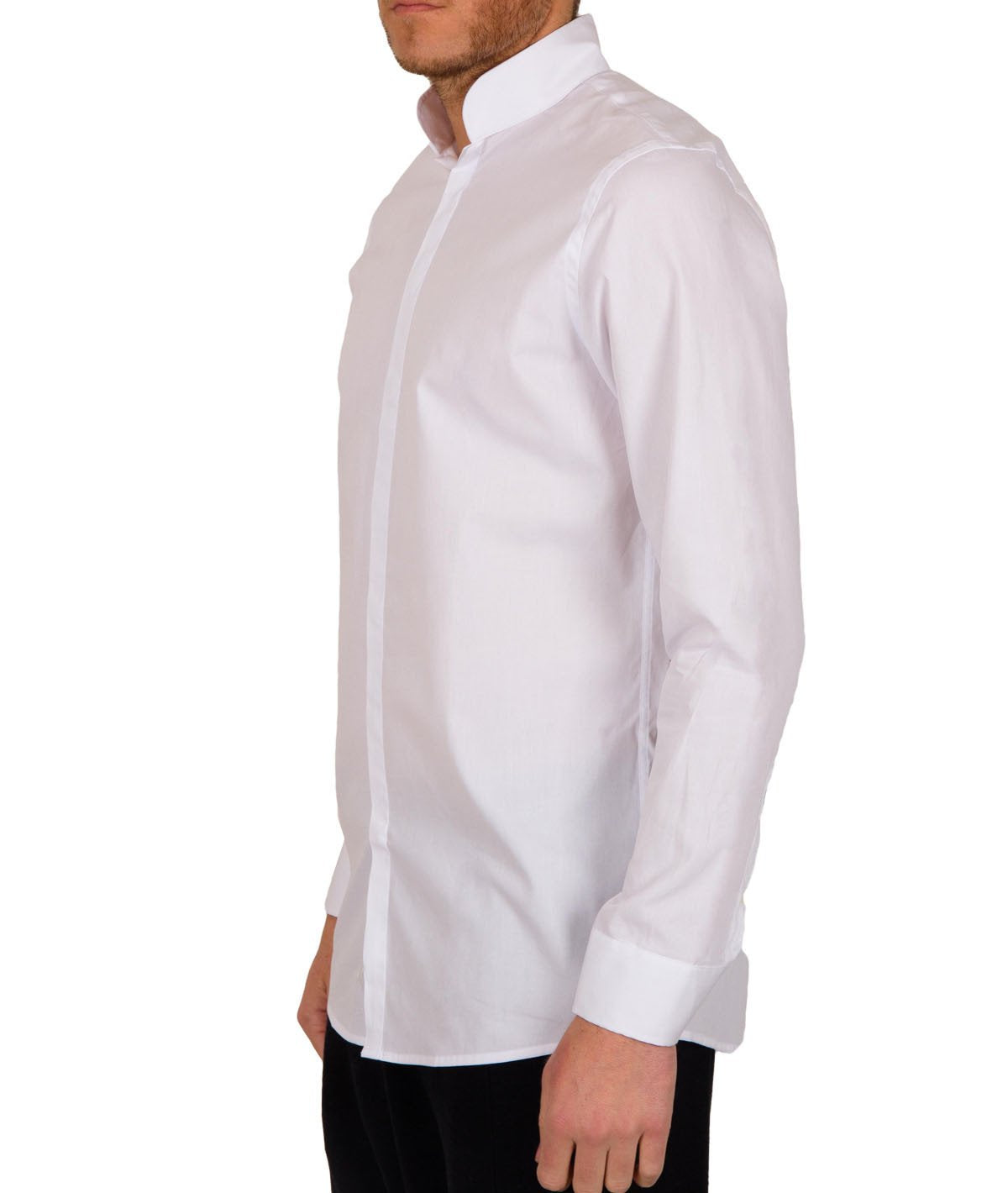 HARPER regular fit stand-up collar shirt by Distorted People