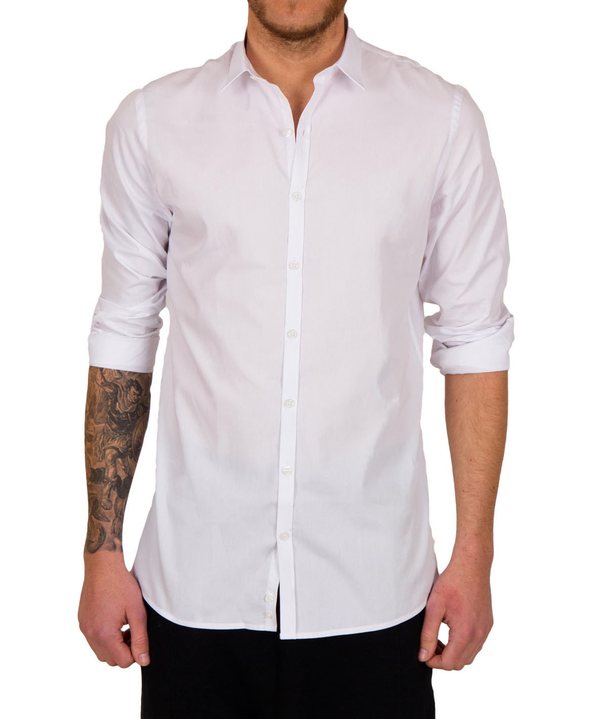 HARIS regular fit kent collar Shirt by Distorted People