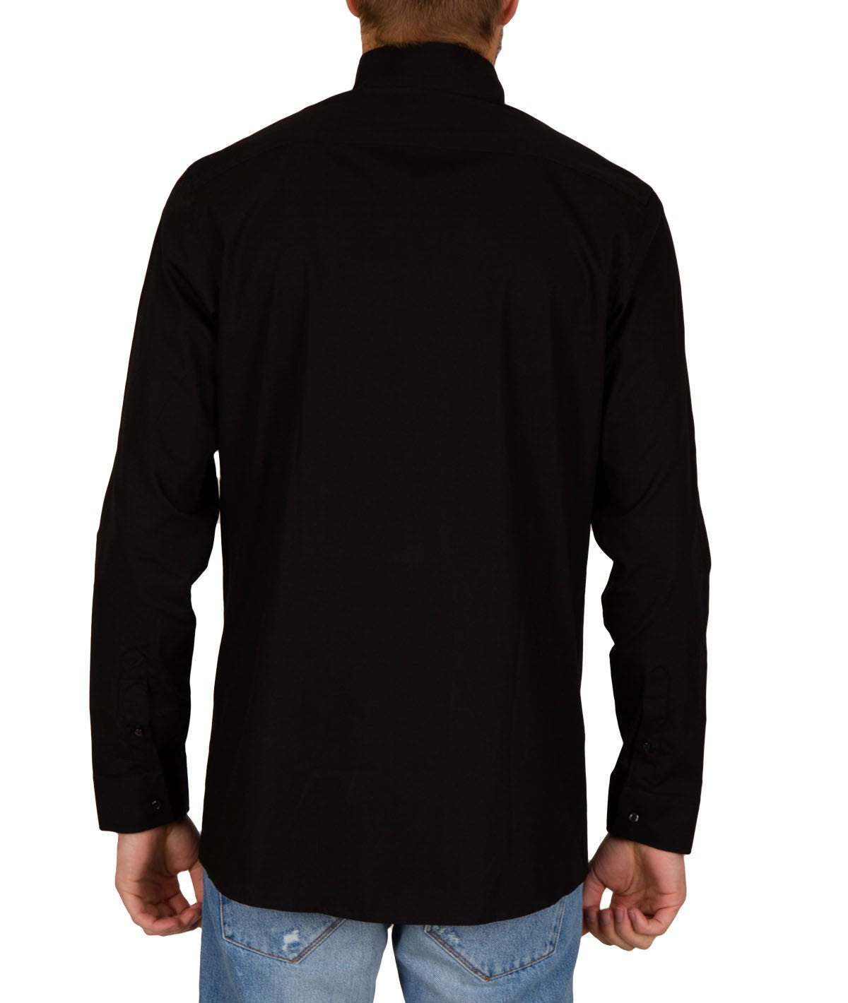 HARPER regular fit stand-up collar shirt by Distorted People