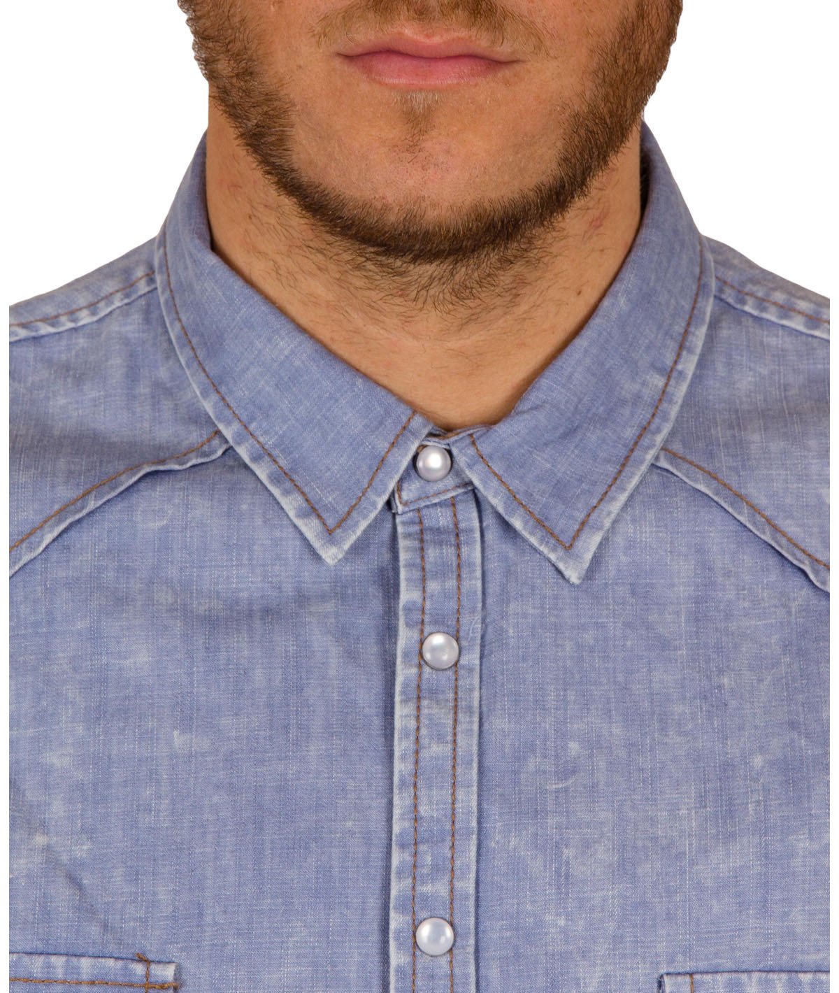 HARVEY regular fit kent collar Shirt by Distorted People