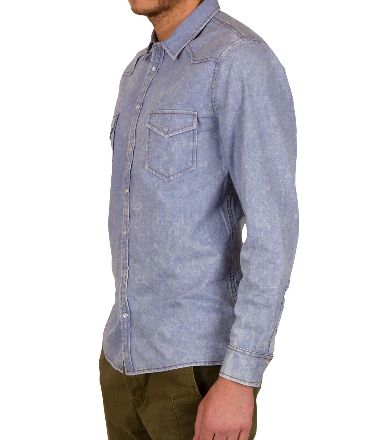HARVEY regular fit kent collar Shirt by Distorted People