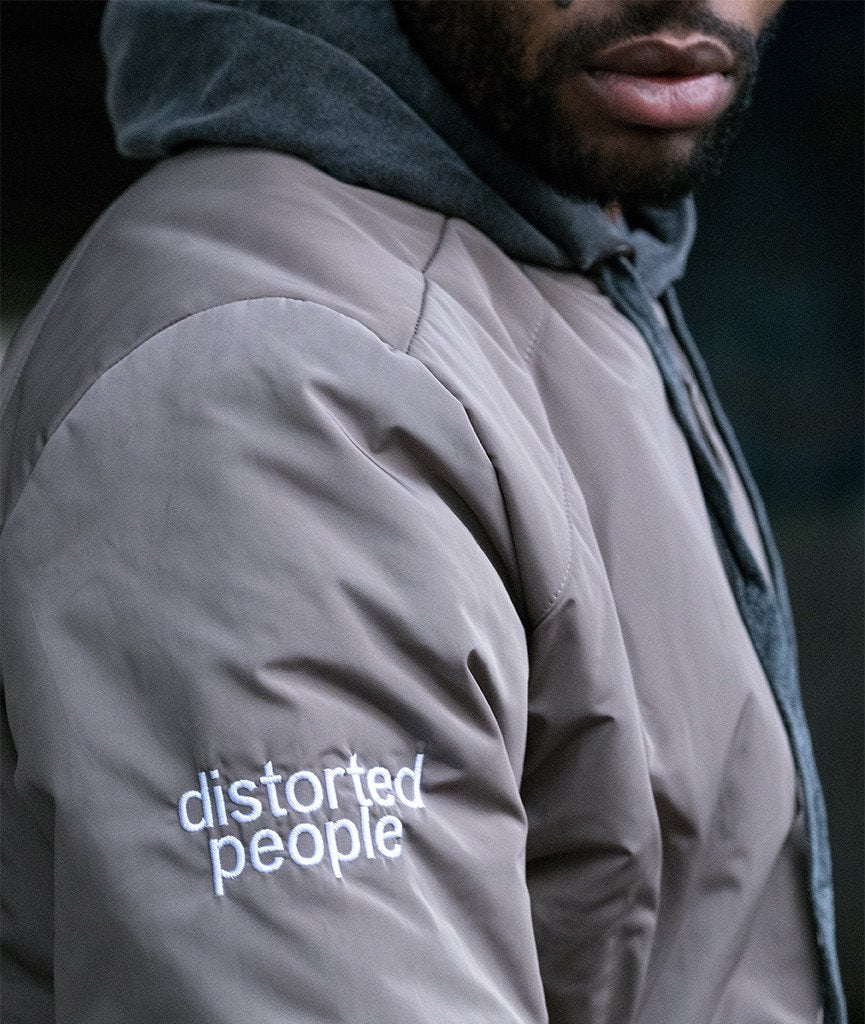 PATCH-SERIES TEAM slim cut bomber jacket by Distorted People