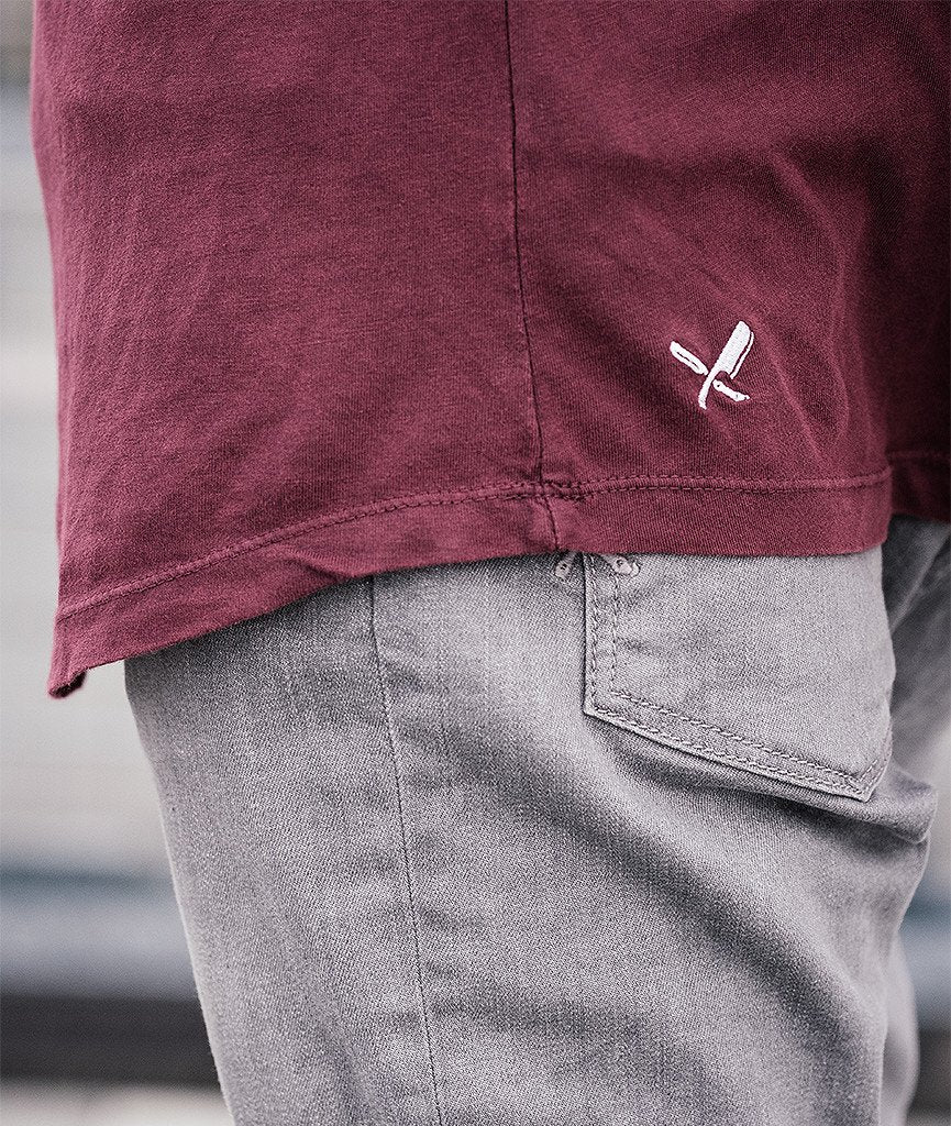 CUTTED NECK TEAM long t-shirt by Distorted People