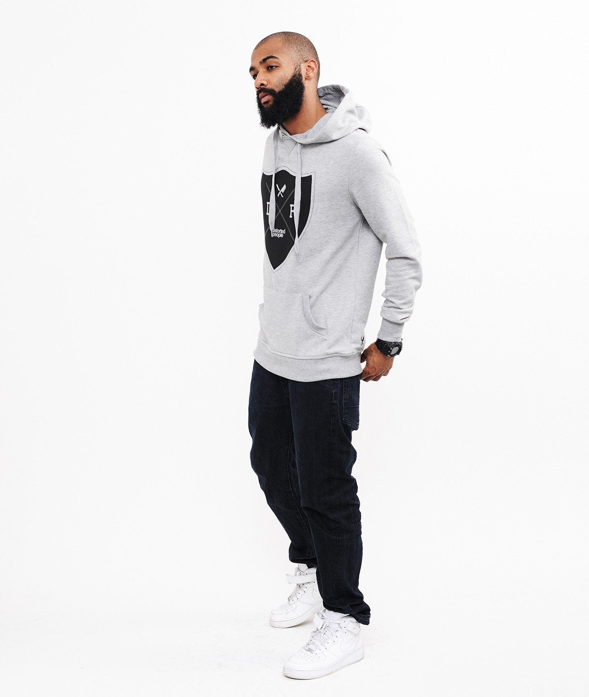 Buckler hoodie by Distorted People