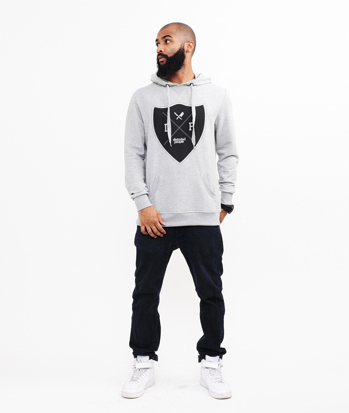 Buckler hoodie by Distorted People