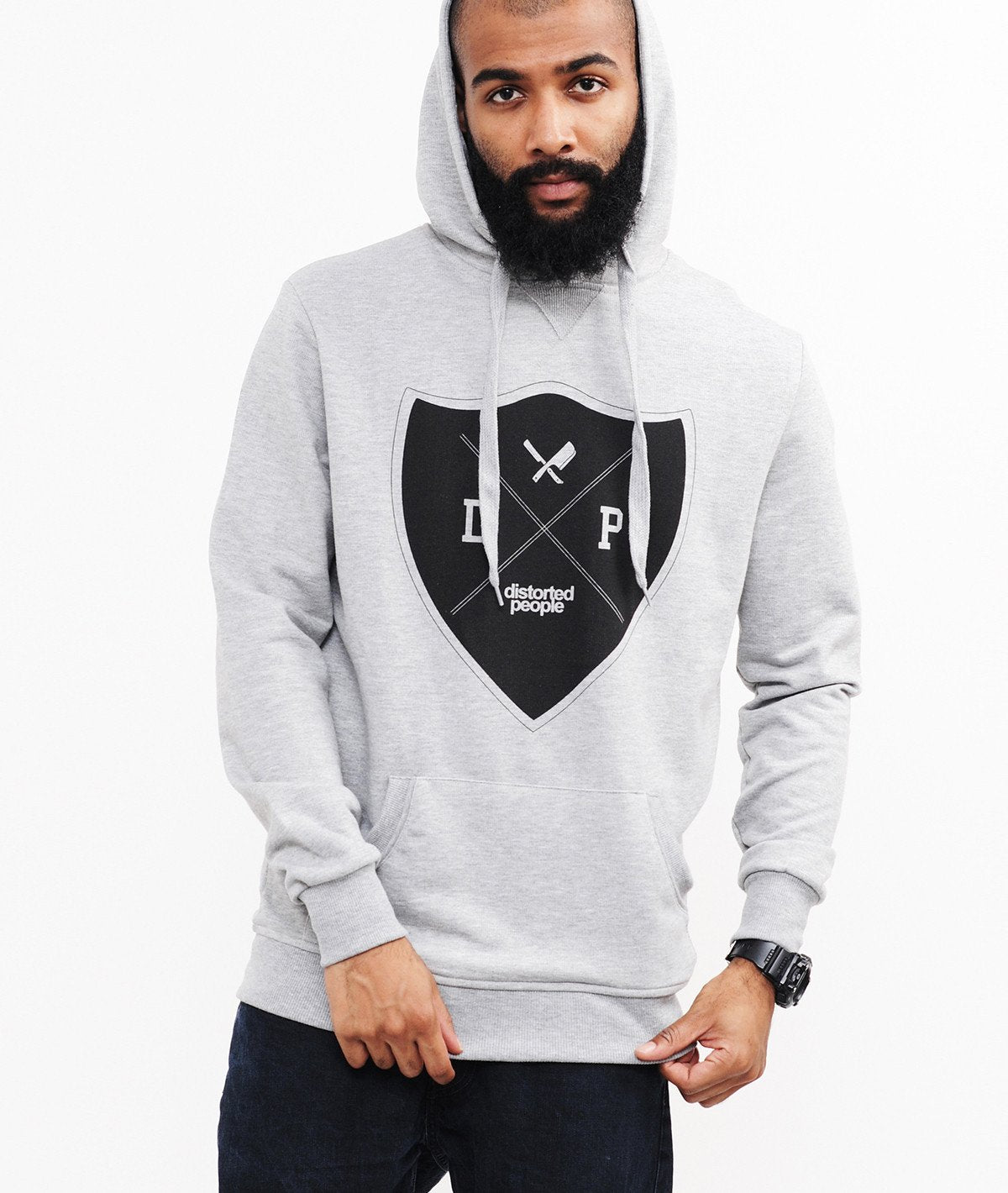 Buckler hoodie by Distorted People