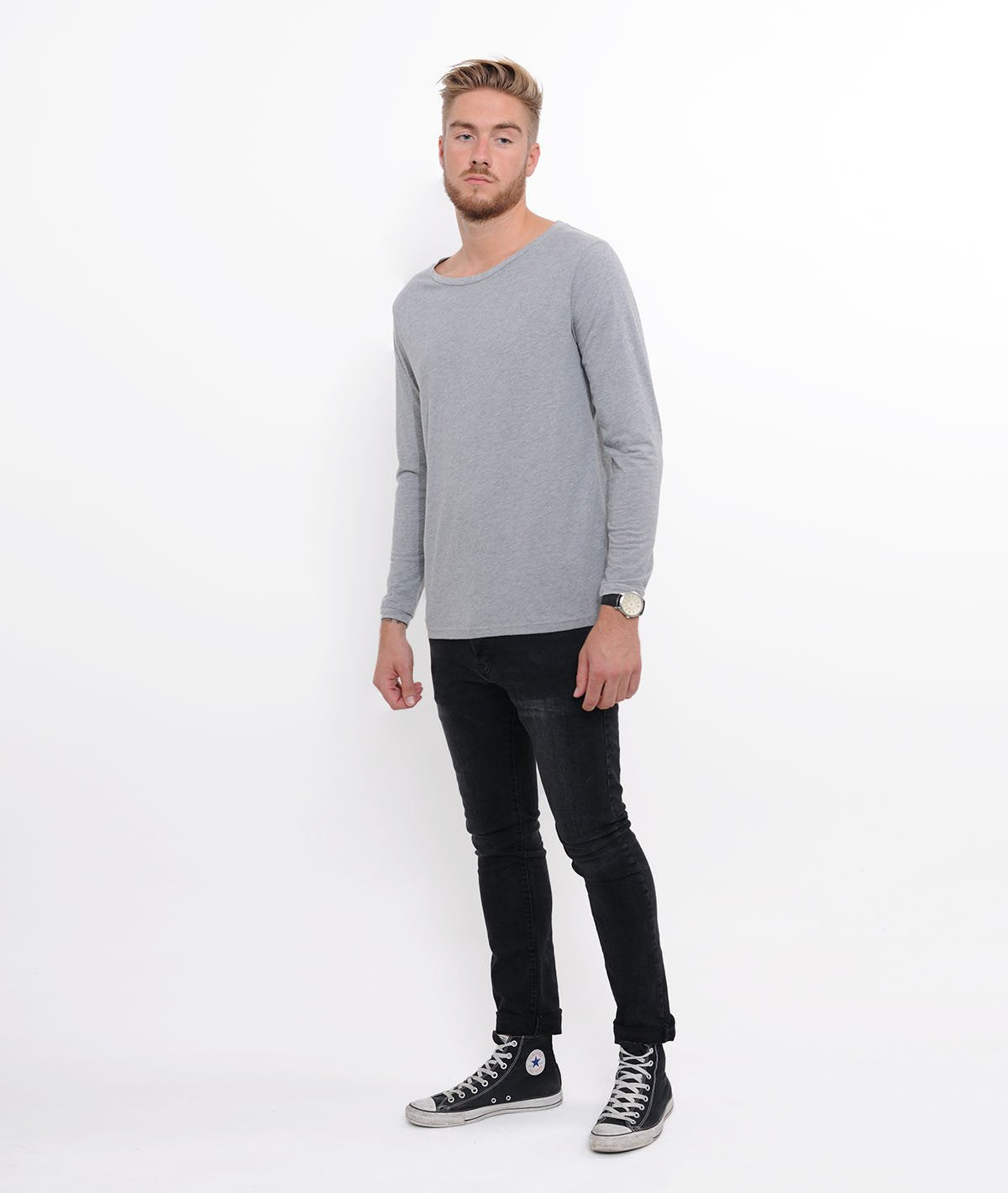 LUKE grand neck Longsleeve by Distorted People