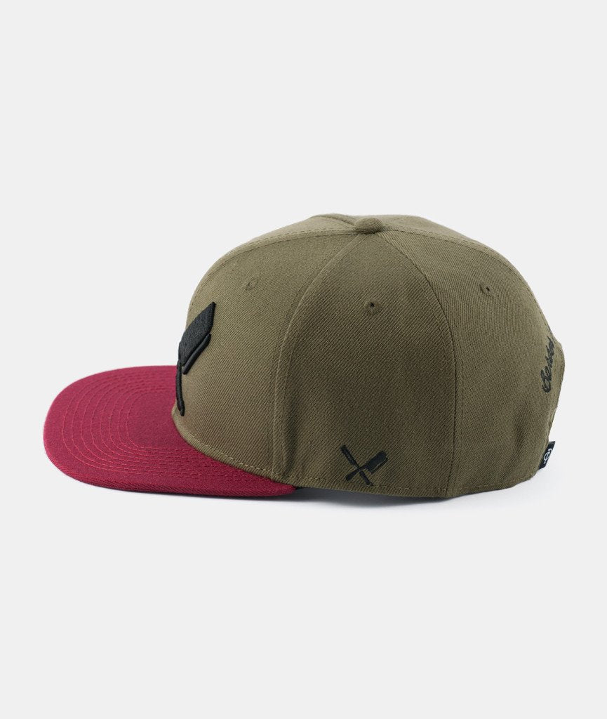 Barber & Butcher snapback cap by Distorted People