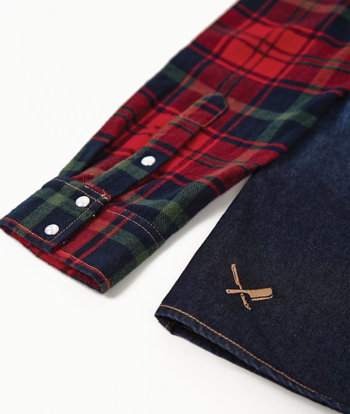 HARK regular fit stand-up collar shirt by Distorted People