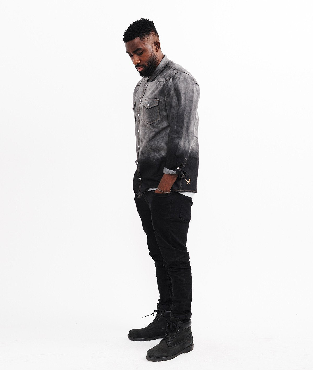 HARVEY regular fit kent collar Shirt by Distorted People