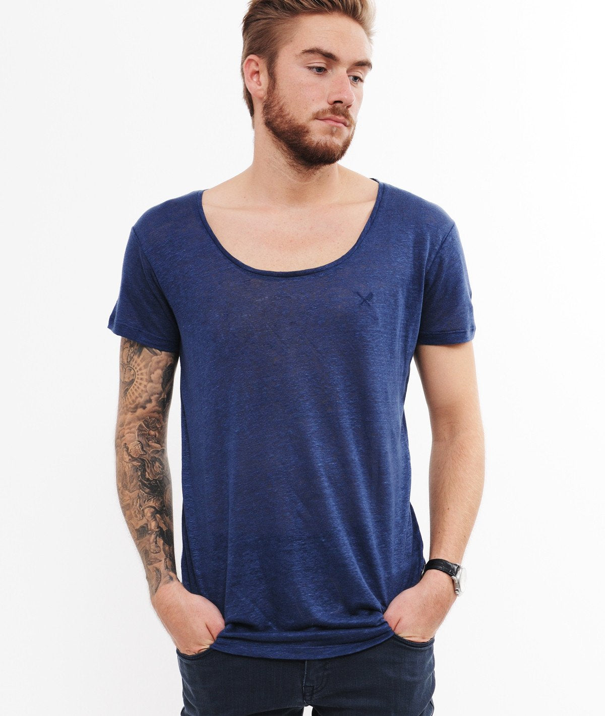 LEINEN O-NECK t-shirt by Distorted People