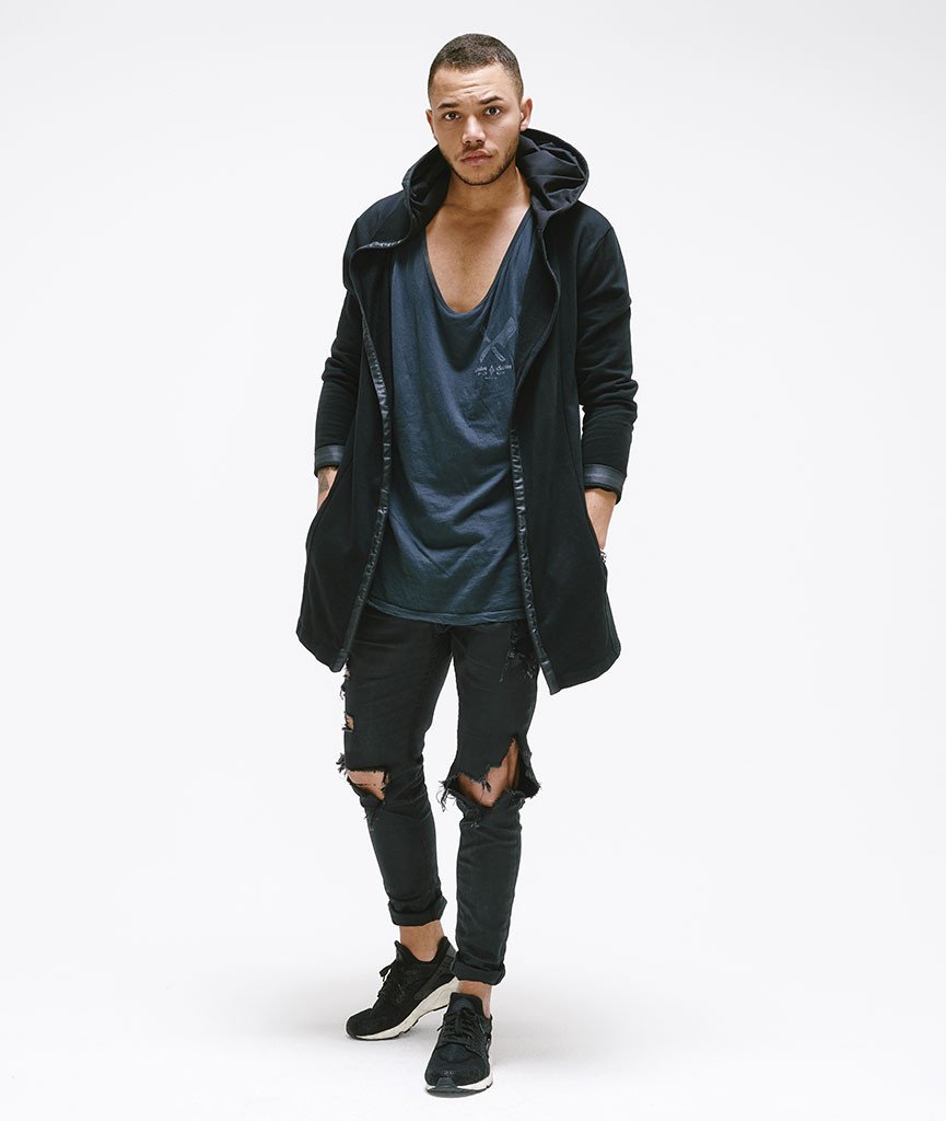 HOODIE CARDIGAN by Distorted People