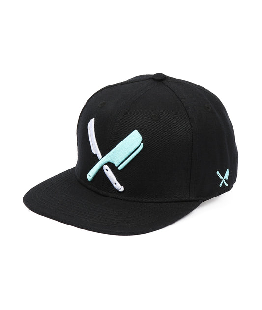 Barber & Butcher snapback cap by Distorted People