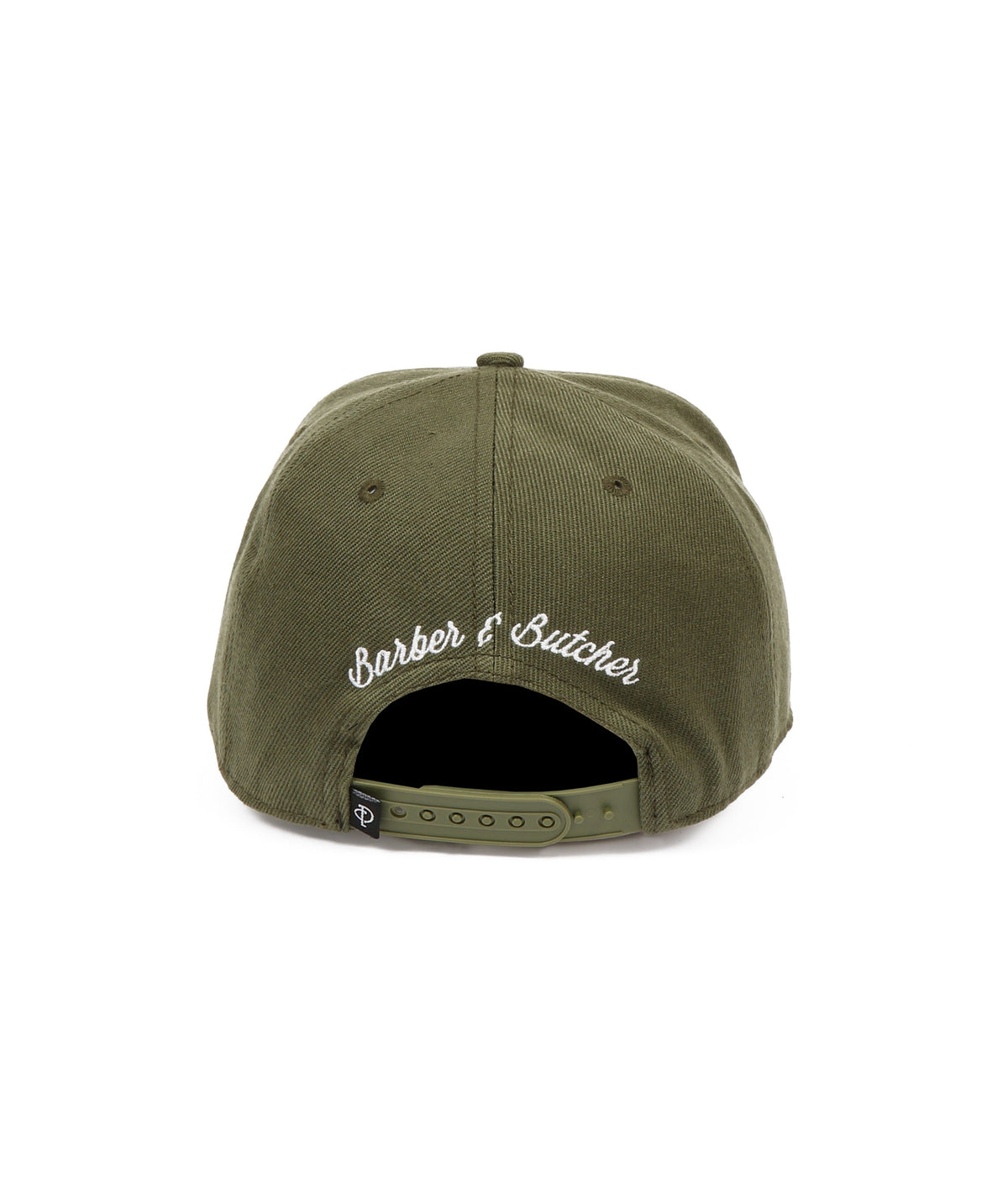 Barber & Butcher snapback cap by Distorted People