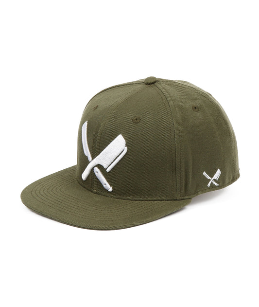 Barber & Butcher snapback cap by Distorted People