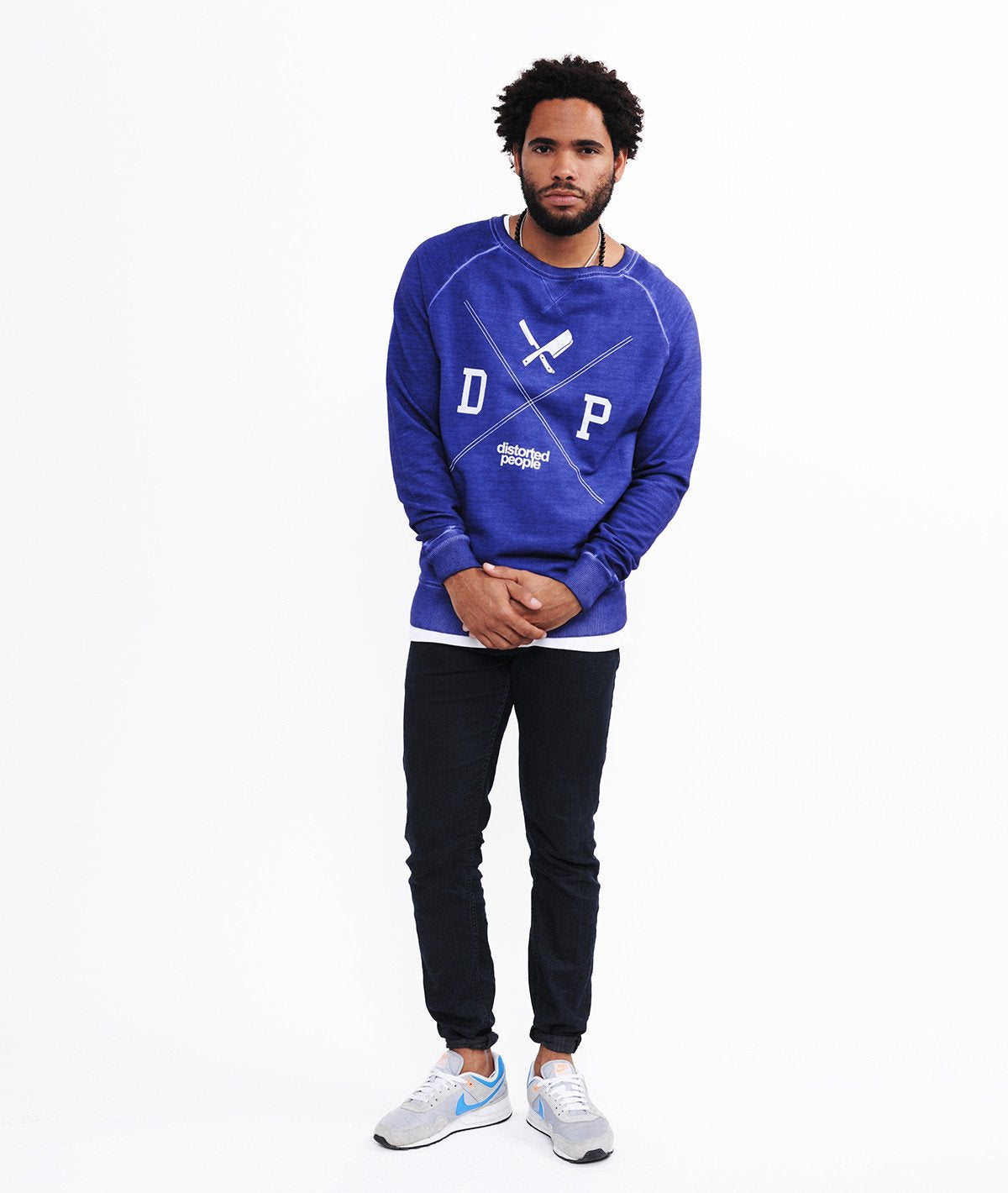 INTERSECT GRAND NECK sweatshirt by Distorted People
